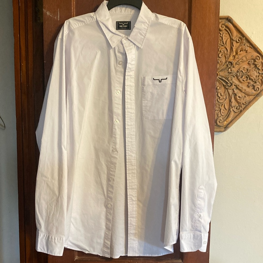 Kimes Ranch White Button Down Shirt. Worn once